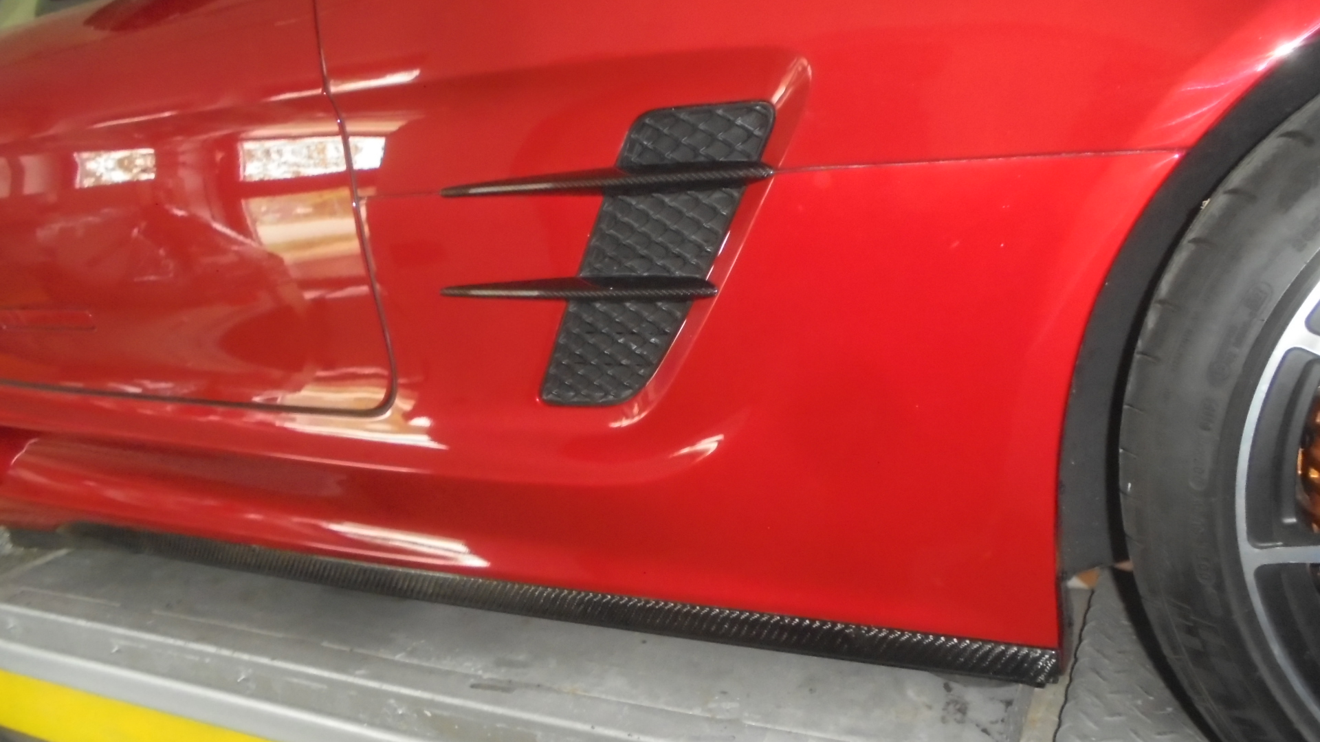 SLS C197 Black Series Heckflügel, Heckspoiler Göckel Carbon 